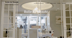 Desktop Screenshot of bulledebeaute.eu